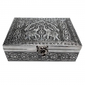 Silver Oxidised Dry Fruit Box