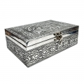 Silver Oxidised Dry Fruit Box