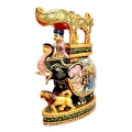 Royal Miniature Painted Elephant Statue 