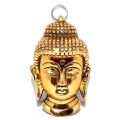 Metal Hanging Buddha (Golden) 
