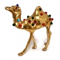 Elegant Brass Camel Statue Big