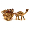 Brass Camel Cart