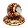 Marble Painted Round Ball Clock