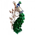 Wall Decor Peacock Clock
