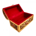 Wooden Jewellery Box (Golden)