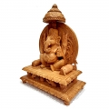 Wood Carving Chhatri Ganesh 
