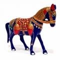 Meenakari horse statue 6 Inch Height