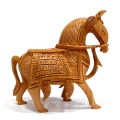 Wood carving horse 6 inch height 