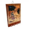 Beautiful Wooden key holder ( Assorted Design ) - Pack of 2pc