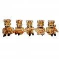 Wooden Babla Musician Set