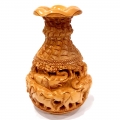 Wooden Elephant Carving Pot