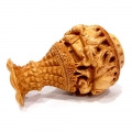 Wooden Elephant Carving Pot