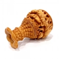 Wooden Elephant Carving Pot