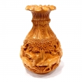 Wooden Carved Flower Pot 
