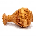 Wooden Carved Flower Pot 