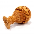 Wooden Carved Flower Pot 