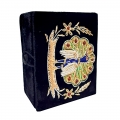 Embroidered Velvet Jewellery Box