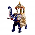 Decorative Enamel Elephant - Medium 