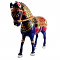 Elegant Meenakari Horse Big