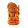 Wooden Carved Ganesh Idol