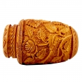 Wooden Leaf Carving Pen Holder Big