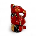 Wooden Painted Appu Ganesh Statue