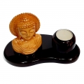Wooden Buddha Candle Stand