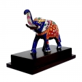 Meenakari Elephant with Base