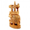 Wooden Carved Trunk up Ambabari