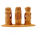 Wooden Monkey Set (10cm Height) 