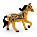 Wooden Walking Horse Statue
