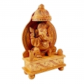 Handmade Wooden Carved Ganesha