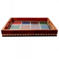 Wooden & Stone serving Tray 30cm x 23cm