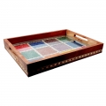 Wooden & Stone serving Tray 30cm x 23cm