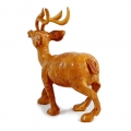 Wooden Deer Statue