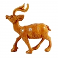 Wooden Deer Statue