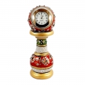 Marble Pillar Shaped Clock 