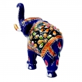 Metal Painted Elephant