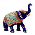 Metal Painted Elephant