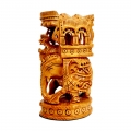 Beautiful Wooden Ambabari Statue 