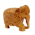 Elegant Carved Elephant Statue – 8cm Height