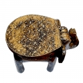 Wooden Decorative Elephant Table