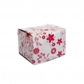 Lac Decorative Kumkum Box  ( Red Color - Pack of 6 )