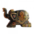 Wooden Elephant Candle Holder