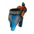 Elegant Elephant Design Candle Holder