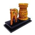 Pen Holder with Painted Elephant