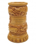 Wooden Engraved Pen Holder