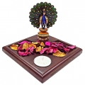 Peacock Candle Holder 