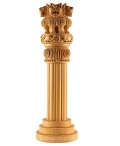 Wood Ashok Stambh ( 40cm Height )