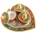 Marble 3 Container & Tray